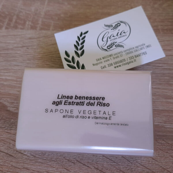 SAPONE VEGETALE ALL'OLIO DI RISO